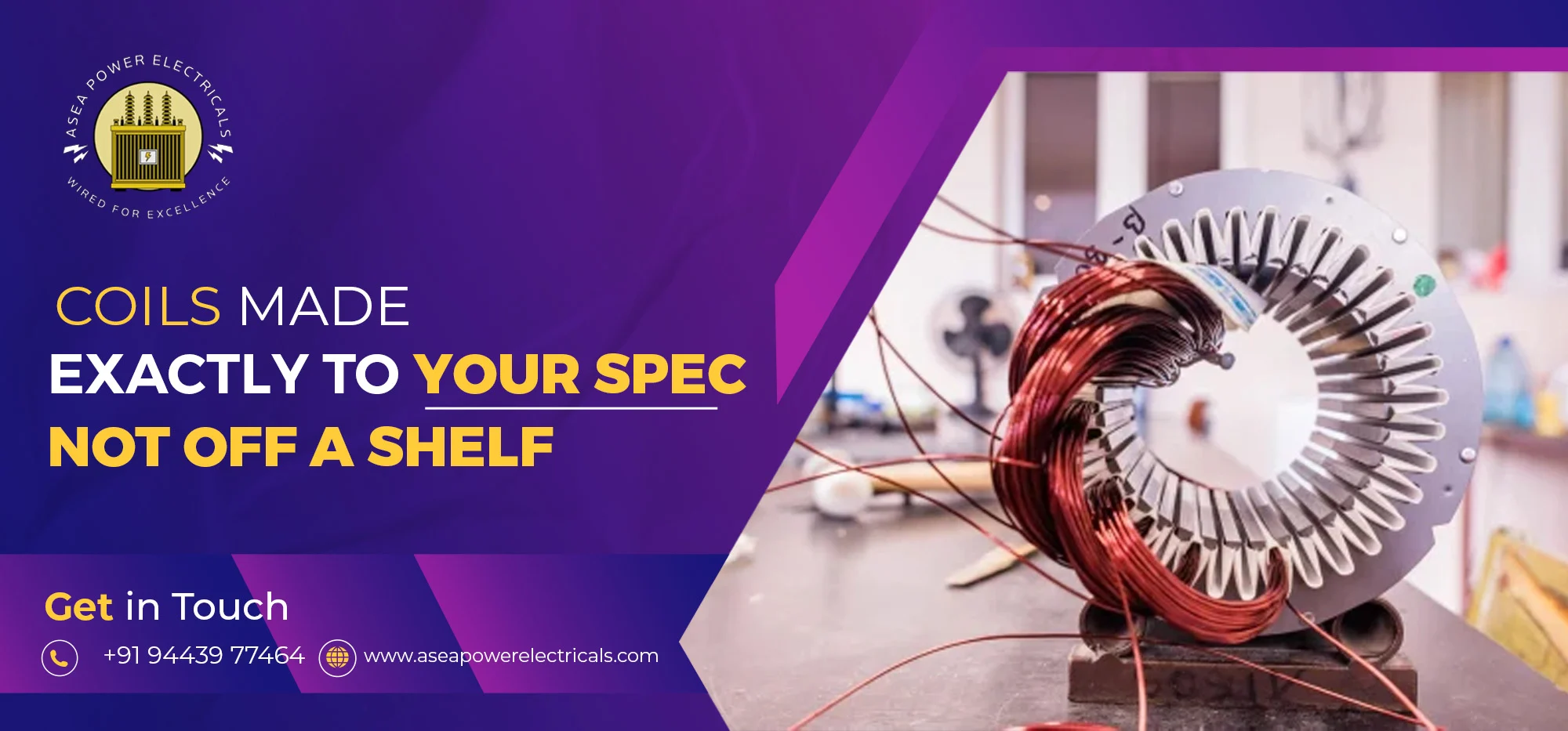 Custom Coil Winding Services in Chennai for Transformers & Electronics