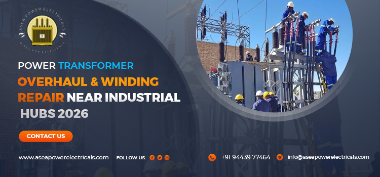 Power Transformer Overhaul and Winding Repair Services Near Industrial Hubs 2026: Asea Power Electricals Guide